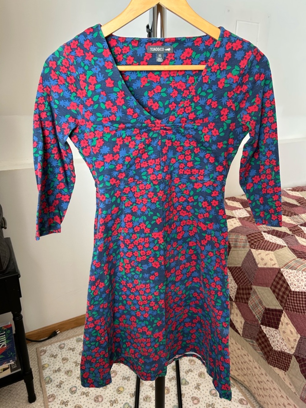 Toad & Co Floral Rosalinda Midi Dress XS